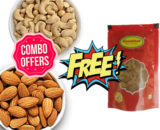 Cashew 500GM + Almonds 500GM