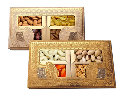 Double Elephant Dry Fruit Gift Box (220gm*)