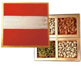 Assorted Dry Fruit Red Rectangular Dry Fruit Box