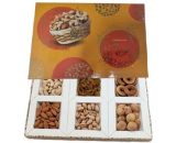 Designer Golden Dry Fruits Gift Box