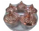 Decorative Golden Designer Dry Fruits Tray