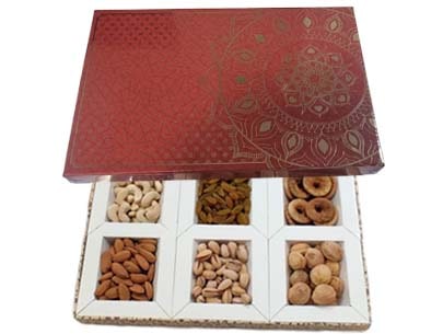 Premium 6 in 1 Dry Fruit Gift Box