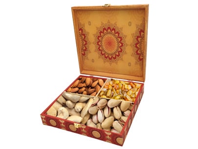 Wooden Dry Fruits Gift Box
