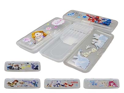 transparent pencil box