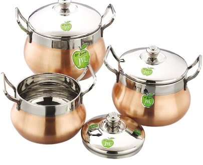 Flame Pot – Full Copper 1*3 Set handi