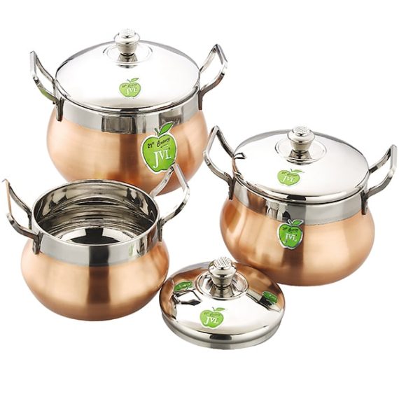 Flame Pot – Full Copper 1*3 Set handi