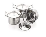 Sliver Touch Stainless Steel Cooking Sauce Pot