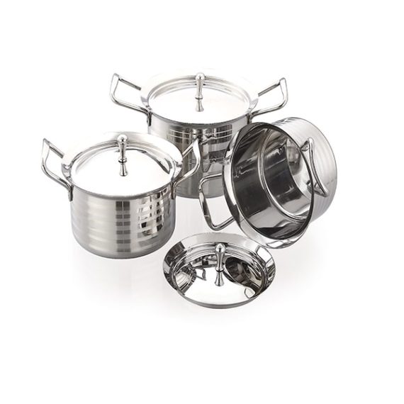 Sliver Touch Stainless Steel Cooking Sauce Pot