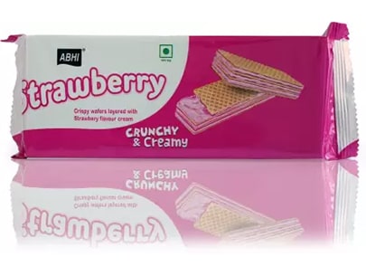 Wafer Biscuit Strawberry