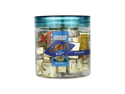 Glacier Goa Kaju Toffee/Soft And Tasty Butter And Cashewnut Flavour Toffees/Cashewnuts Toffee/Healthy And Tasty Toffees/Gift Toffees/Goa Kaju